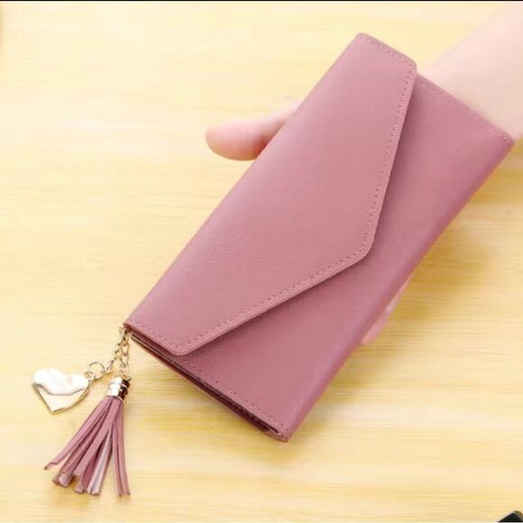 NEW … Tasseled Decor Leather Wallet - Picture 1 of 6